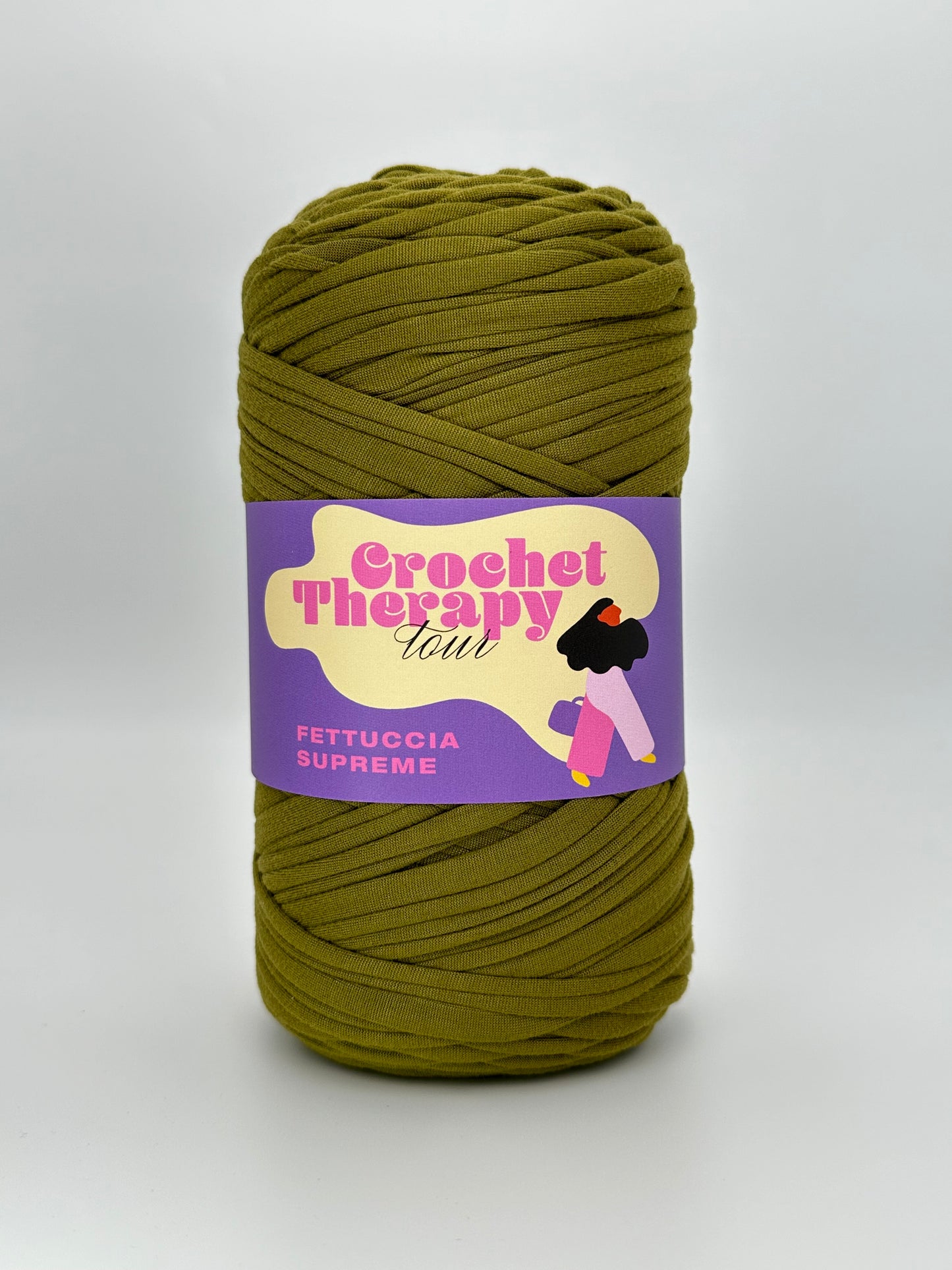 FETTUCCIA SUPREME - LYCRA VERDE OLIVA