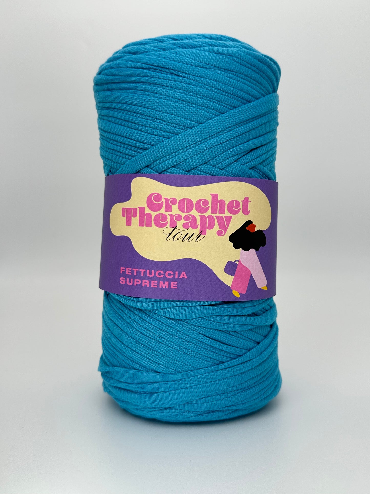 FETTUCCIA SUPREME - LYCRA CELESTE
