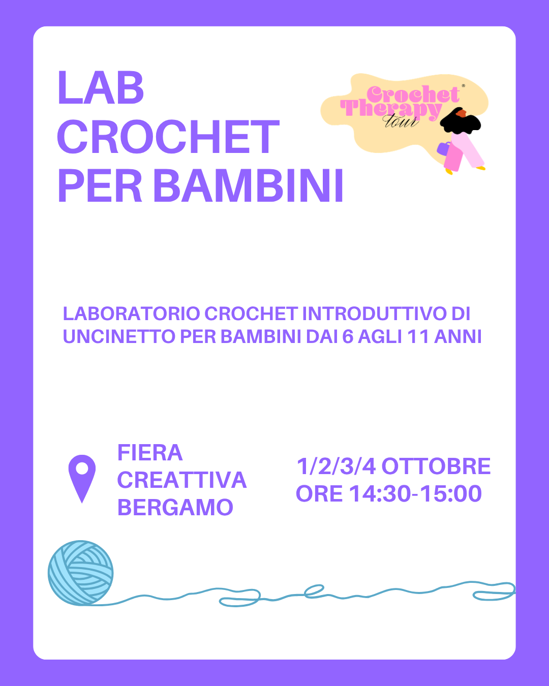 Lab Crochet Bambini - Bergamo Fiera Creattiva