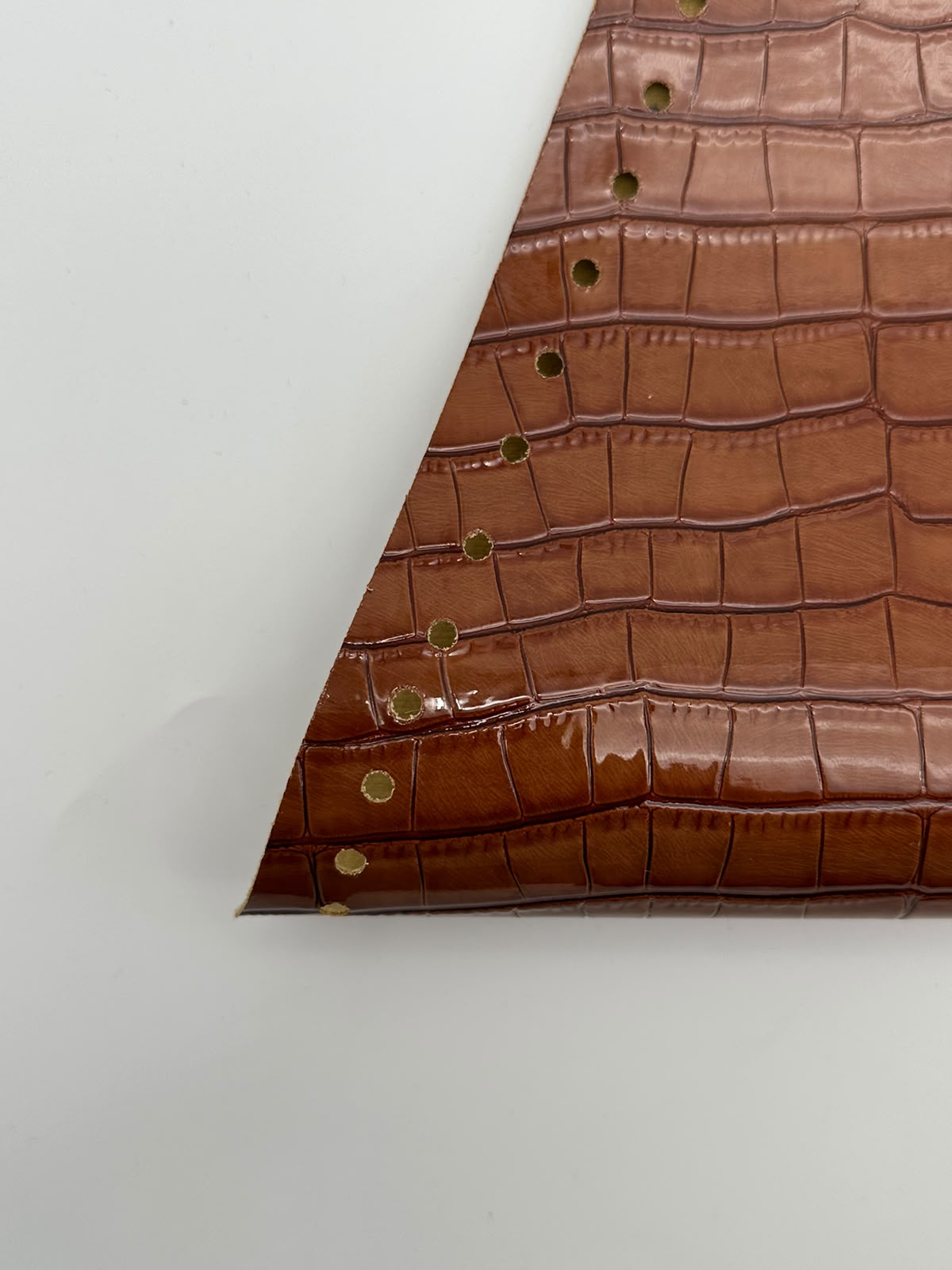 Coccodrillo Caramello Vernice - Unica Eco Bag