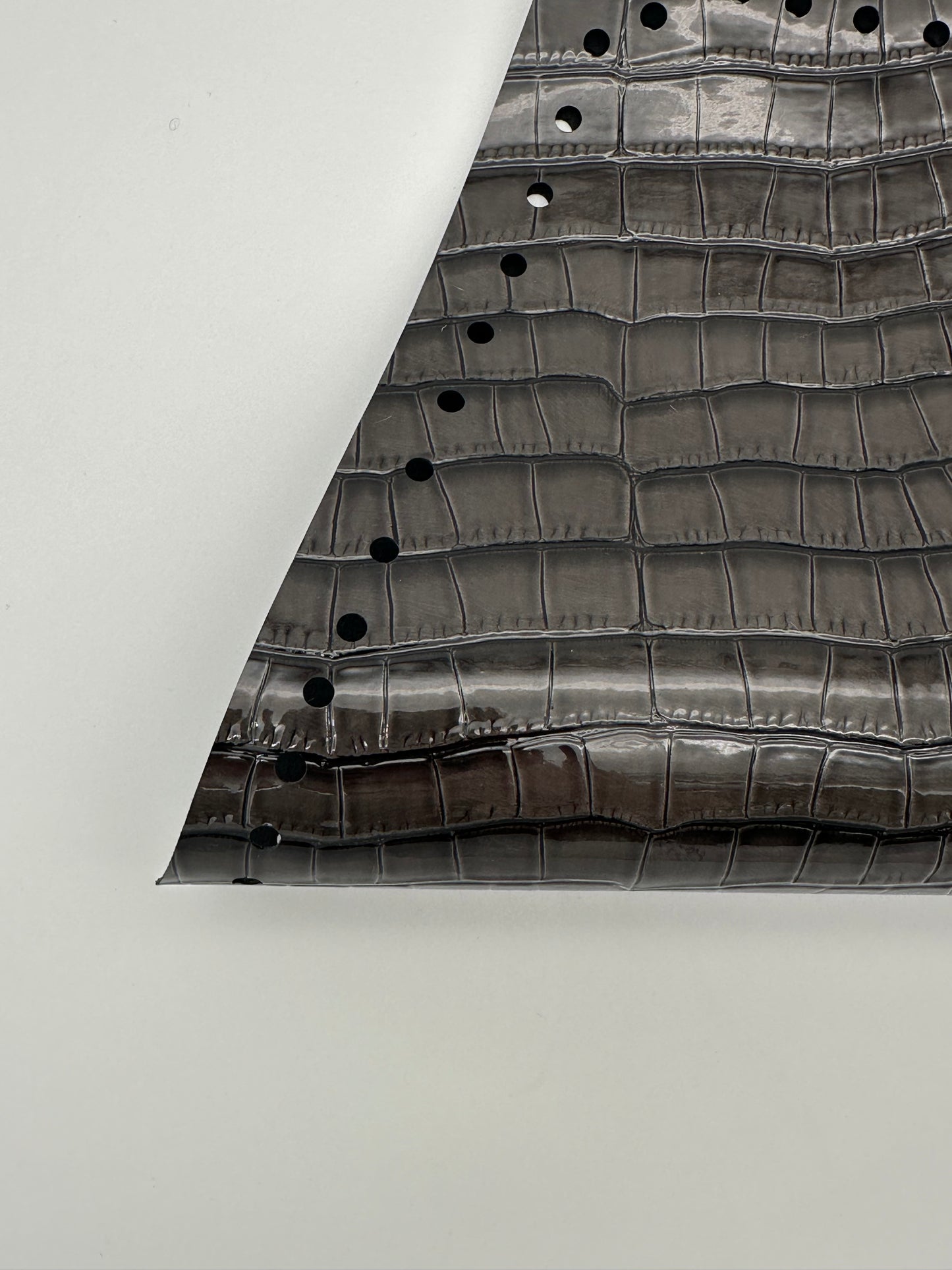 Coccodrillo Grigio Vernice - Unica Eco Bag