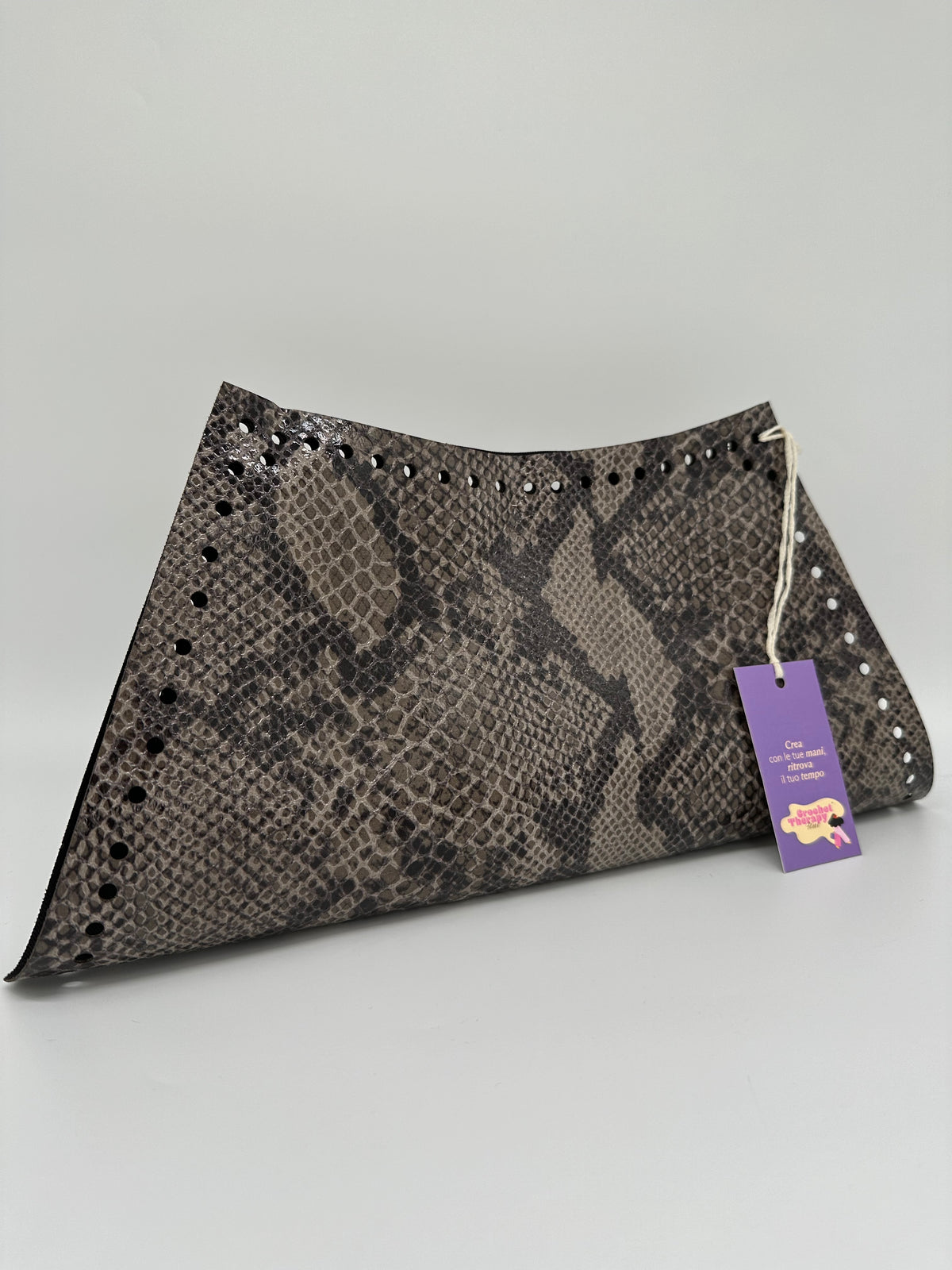 Pitone Grafite - Unica Eco Bag