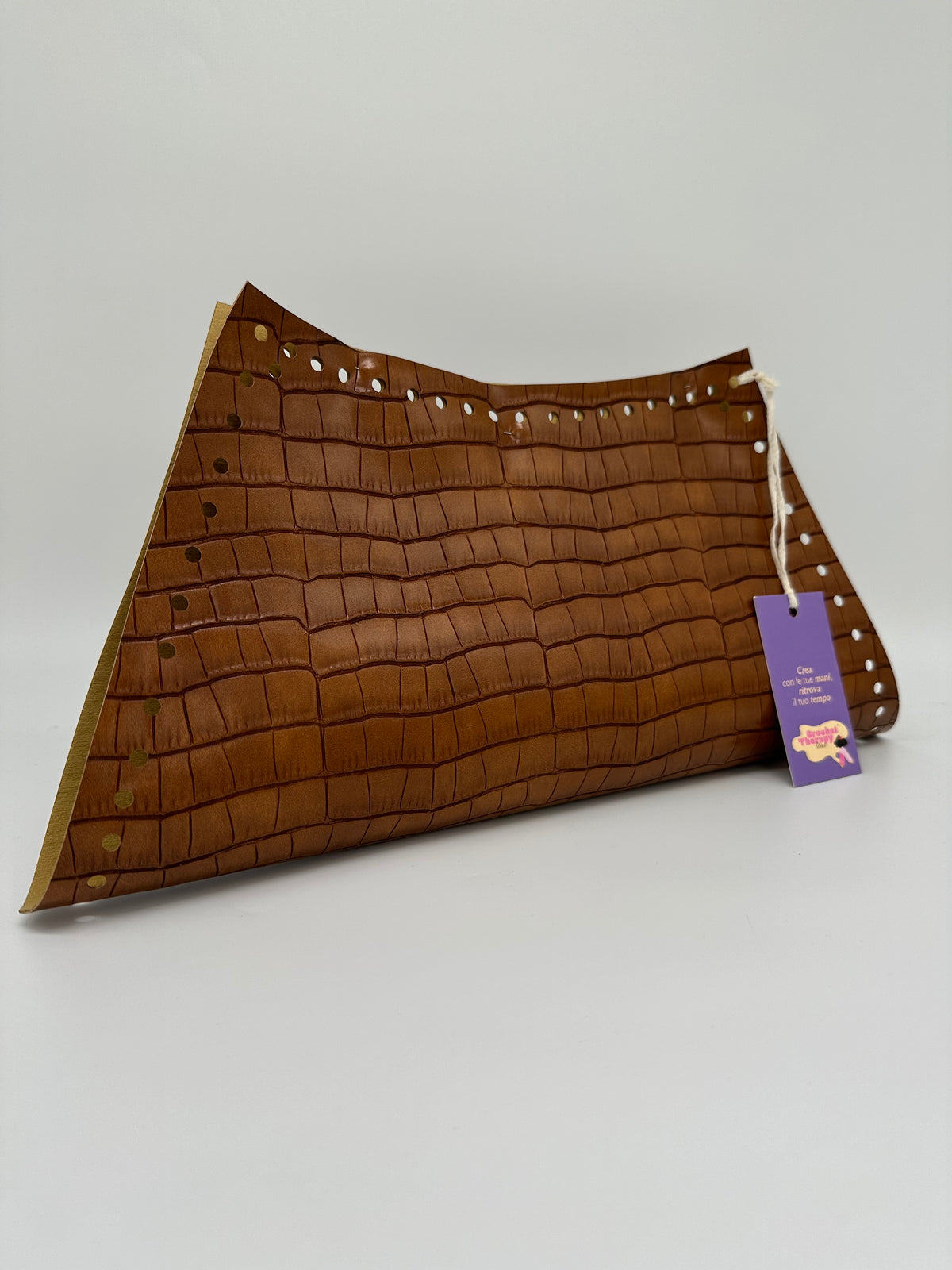 Coccodrillo Caramello Antico - Unica Eco Bag